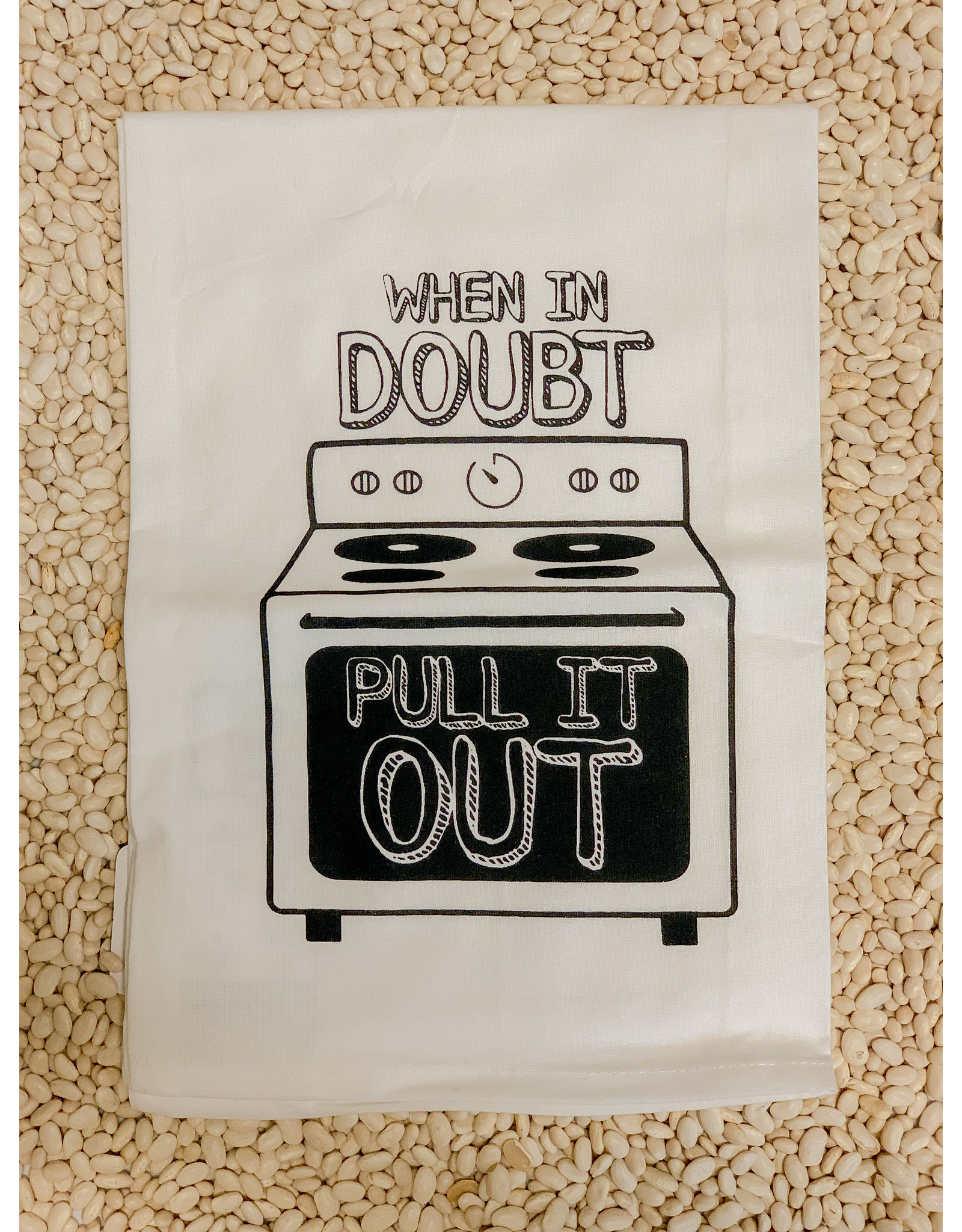 Twisted Wares Flour Sack Towel, Pull It Out