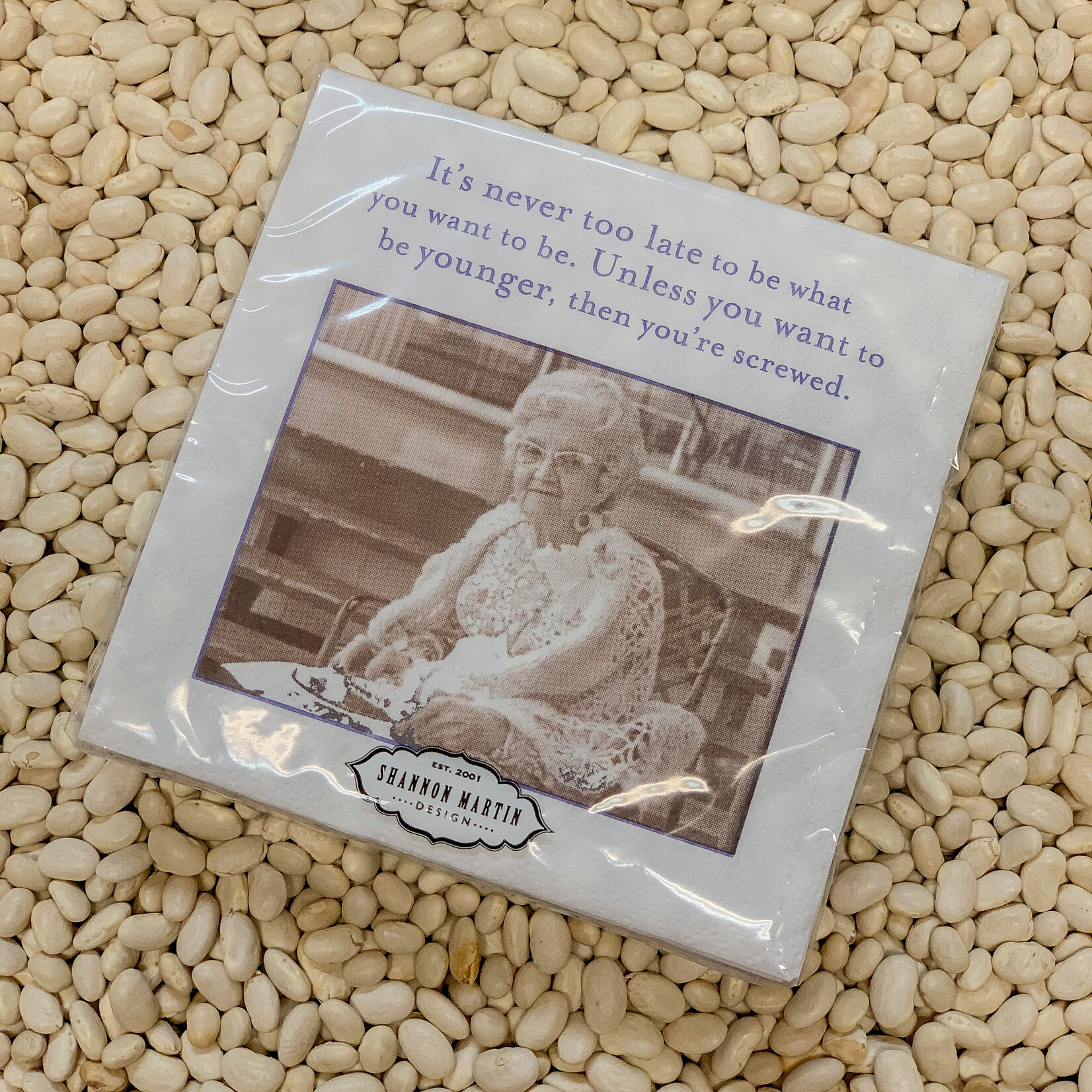 Shannon Martin Never Too Late napkins