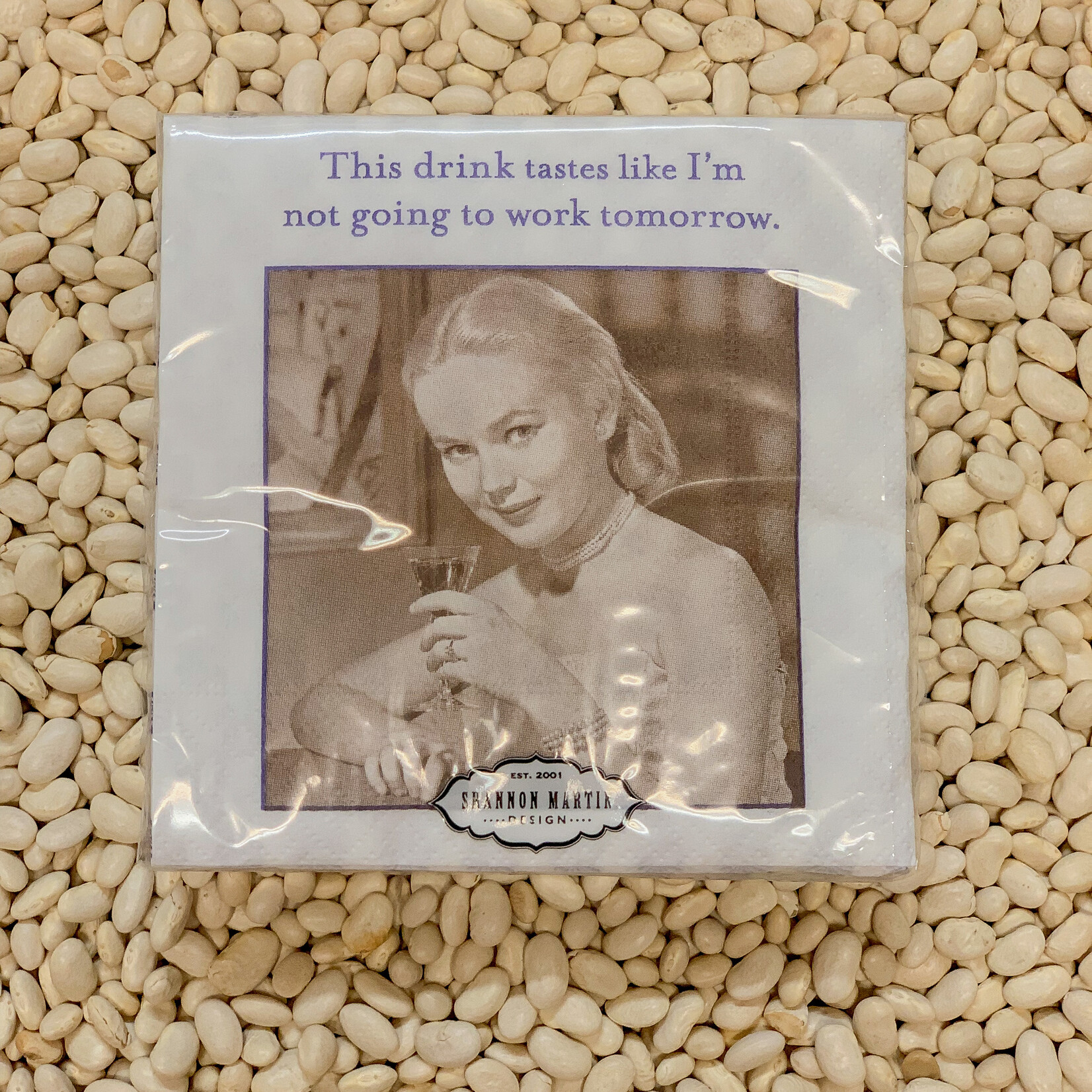 Shannon Martin Not Going To Work Napkins