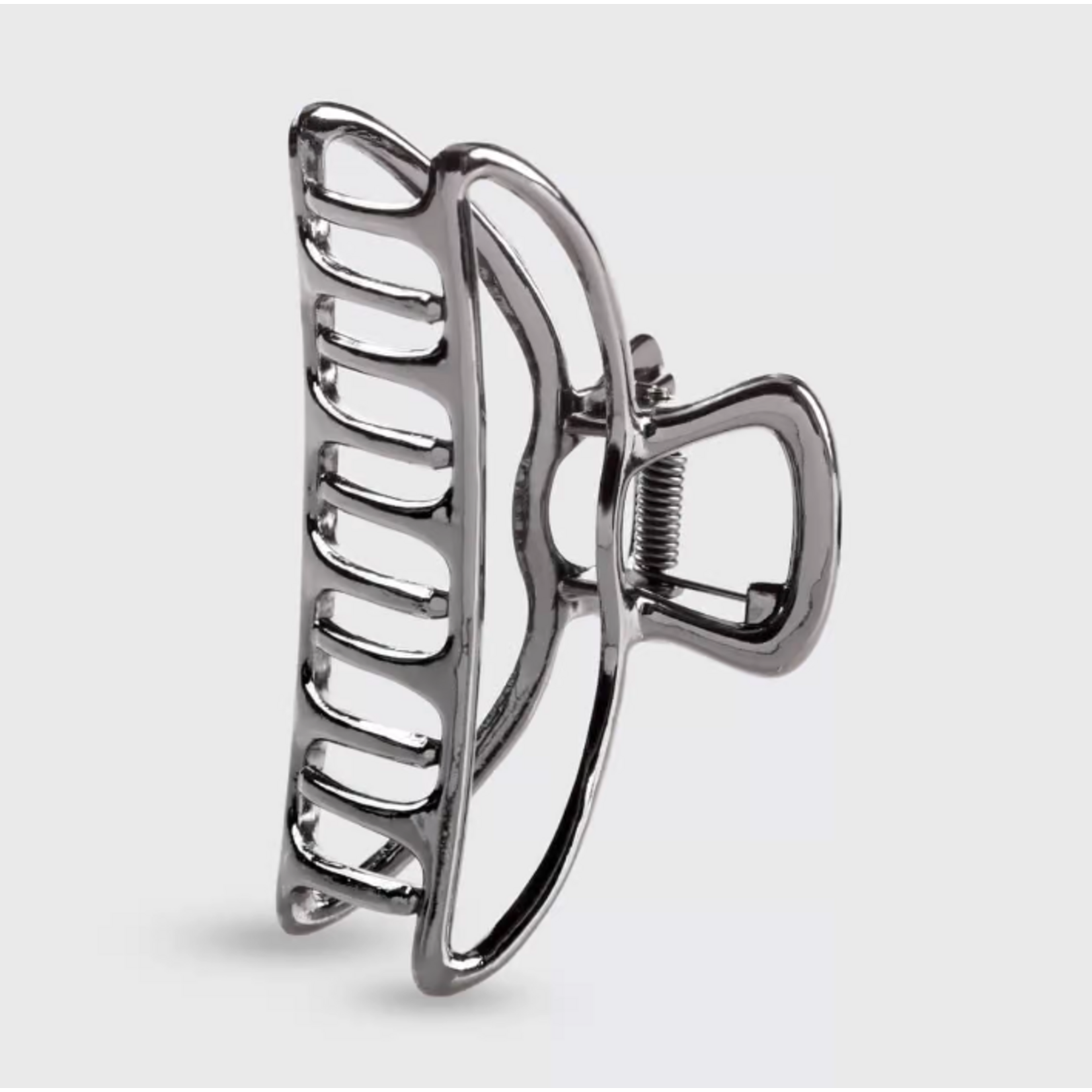 Kitsch Kitsch Open Shape Claw Clip, Hematite