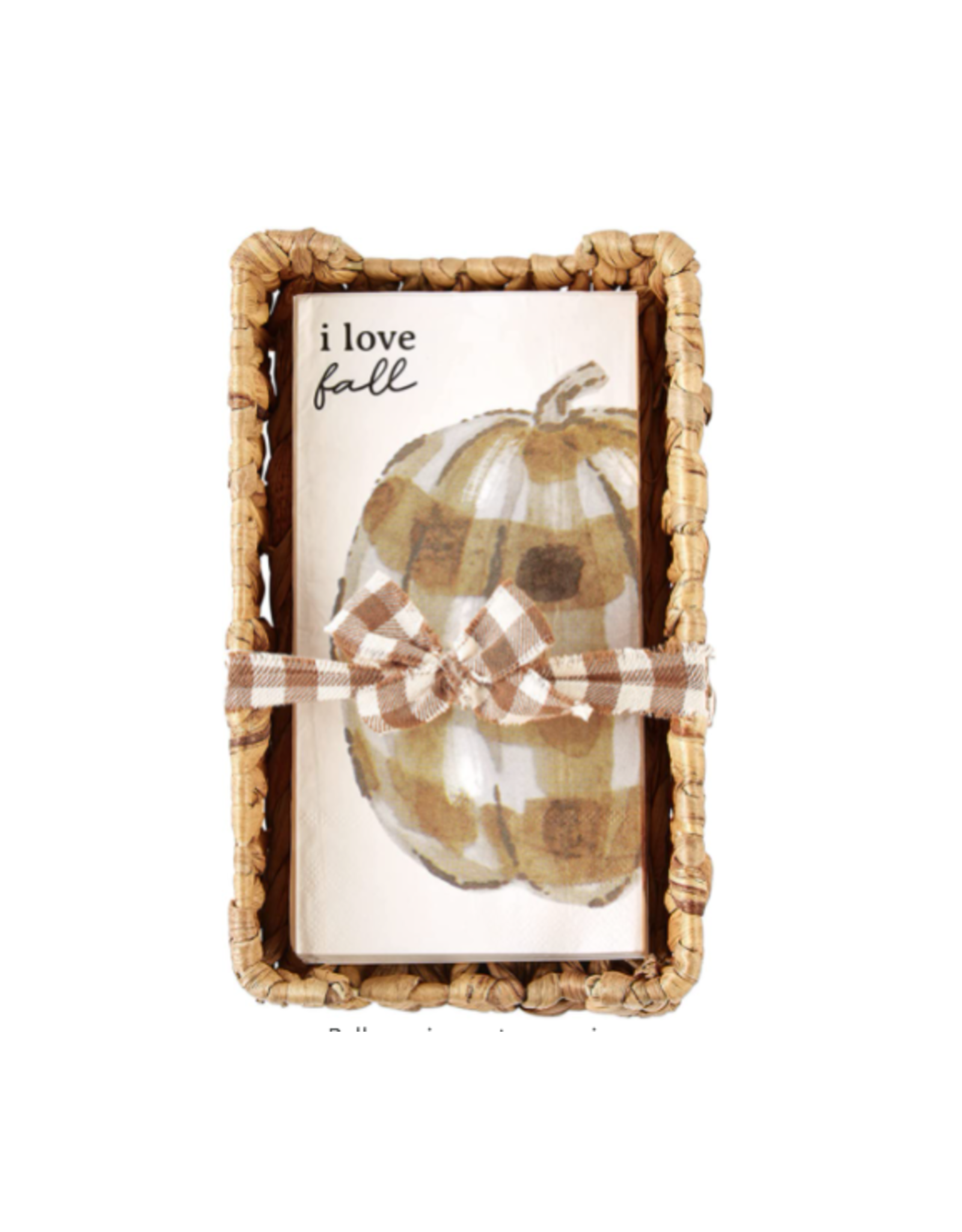Mud Pie Paper Pumpkin Napkin Set