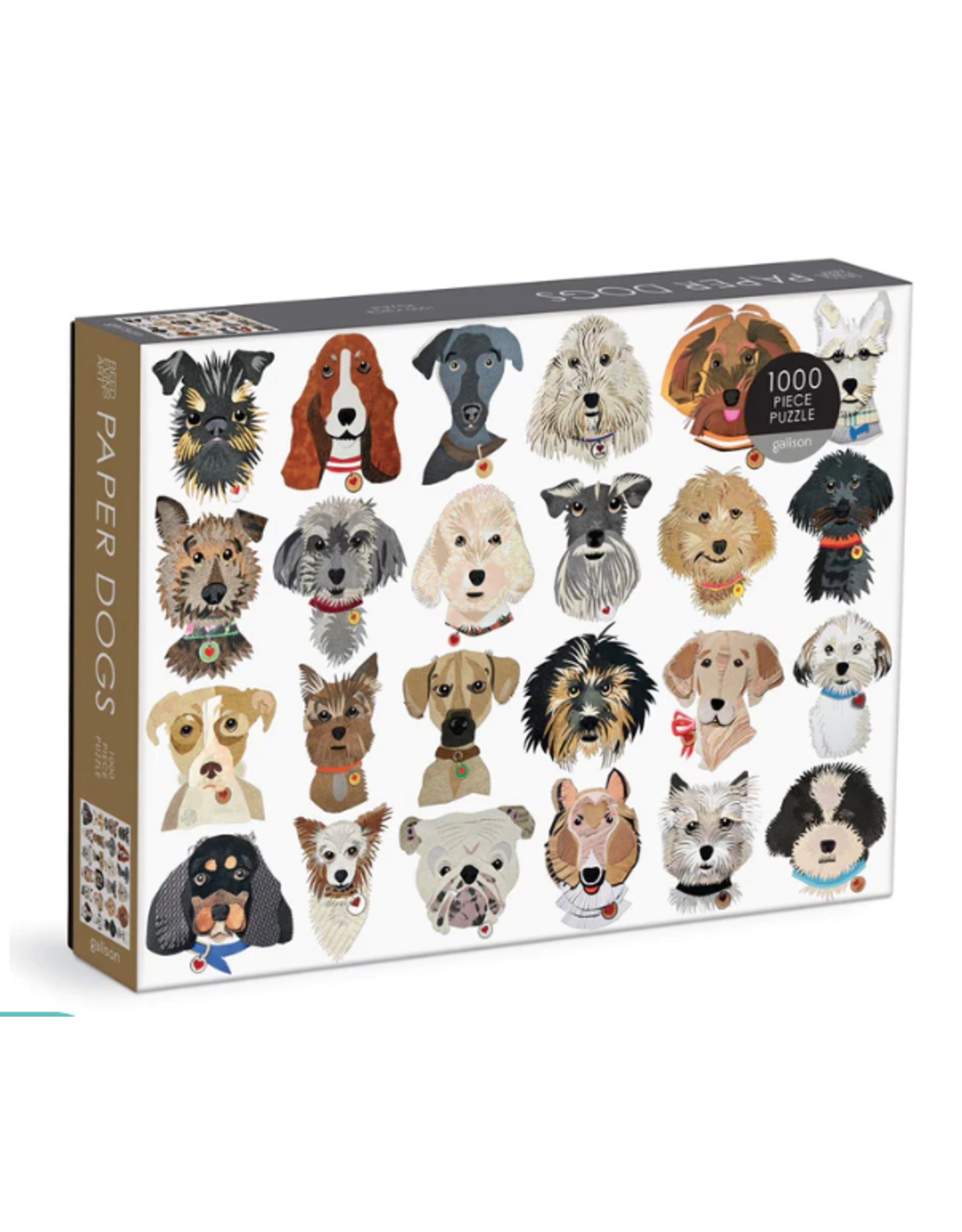 Hachette Book Group Paper Dogs 1000-piece Puzzle