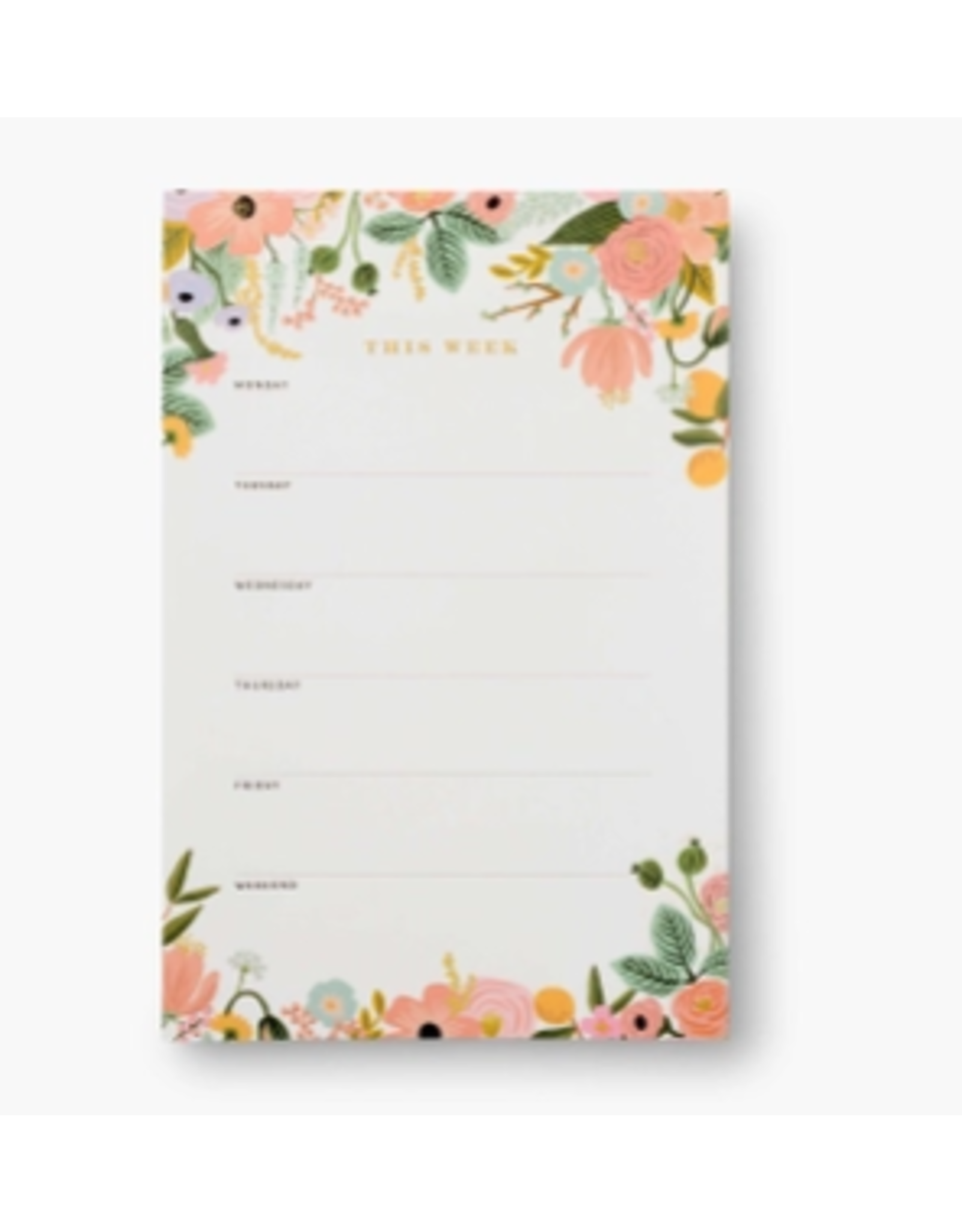 Rifle Paper Garden Party Pastel Memo Notepad