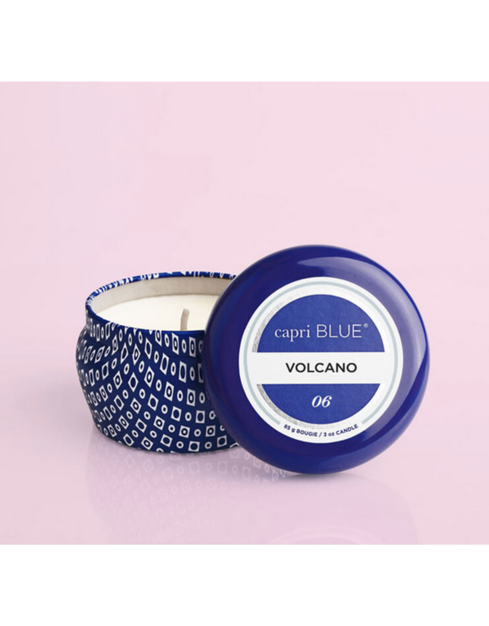 Capri Blue Blue Printed Mini Tin, Volcano, 3 oz.