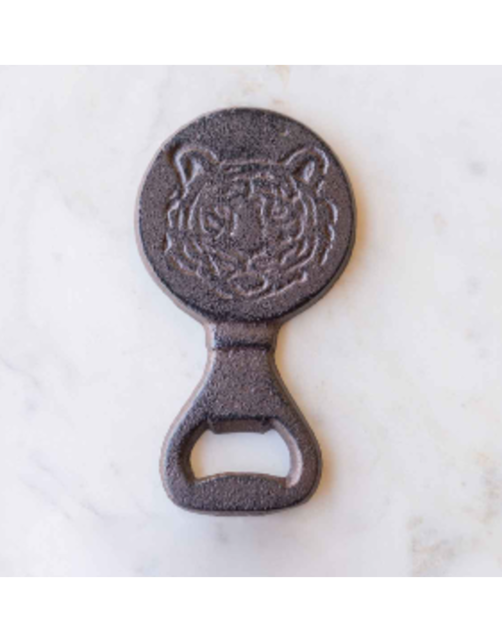 The Royal Standard Tiger Bottle Opener, Antique Brown