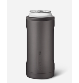 Brumate Hopsulator  Slim Insulated Can-Cooler, black stainless