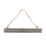 Sugarboo & Co Hanging  Zinc Magnetic Strip Frame with Brown Suede