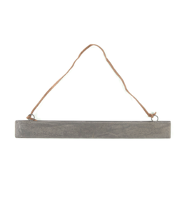 Sugarboo & Co Hanging  Zinc Magnetic Strip Frame with Brown Suede
