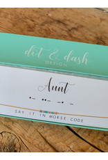 Dot & Dash Design Dot & Dash Necklace Aunt