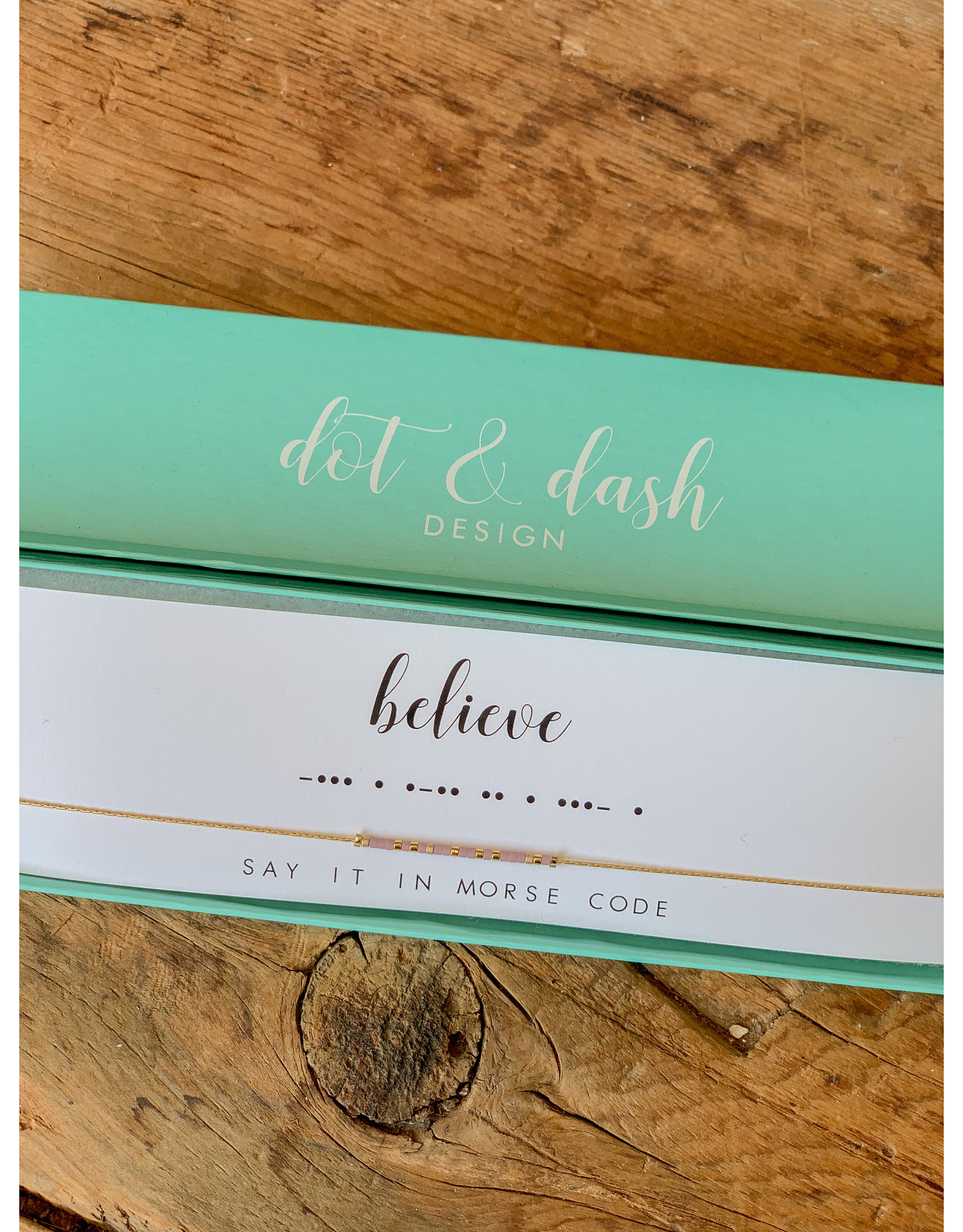 Dot & Dash Design Dot & Dash Necklace Believe