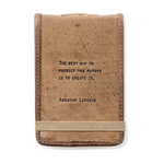 Sugarboo & Co Sugarboo Abraham Lincoln Mini Leather Journal