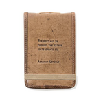 Sugarboo & Co Sugarboo Abraham Lincoln Mini Leather Journal, maple