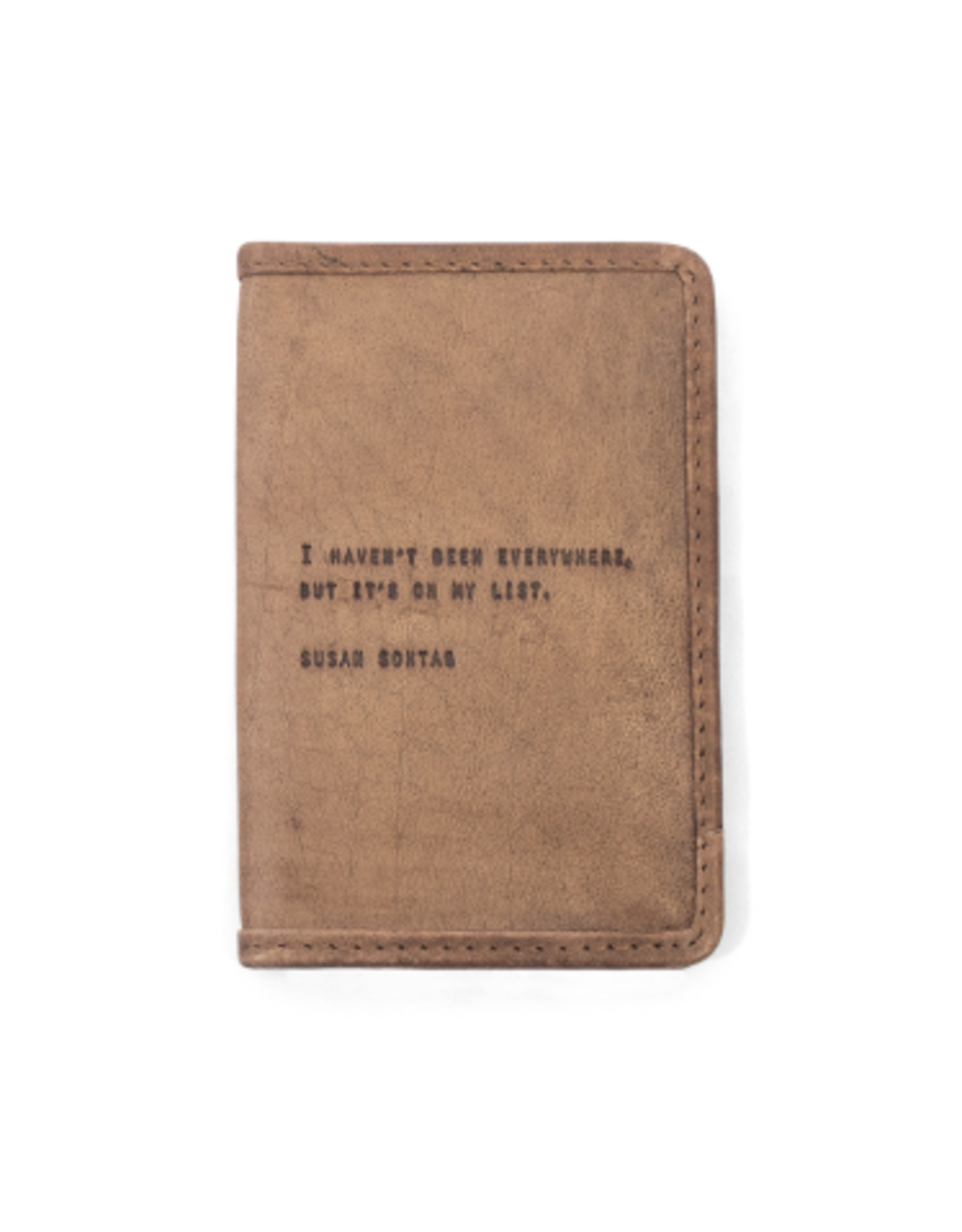 Sugarboo & Co Leather Passport Cover, Susan Sontag