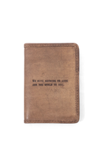 Sugarboo & Co Leather Passport Cover, We Have Nothing To Lose
