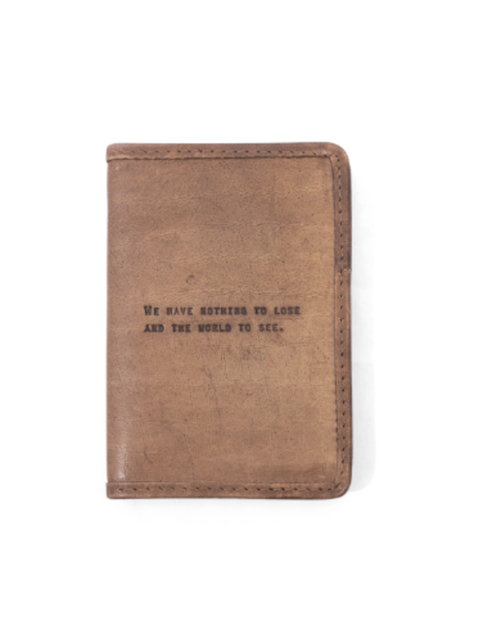 Sugarboo & Co Leather Passport Cover, We Have Nothing To Lose