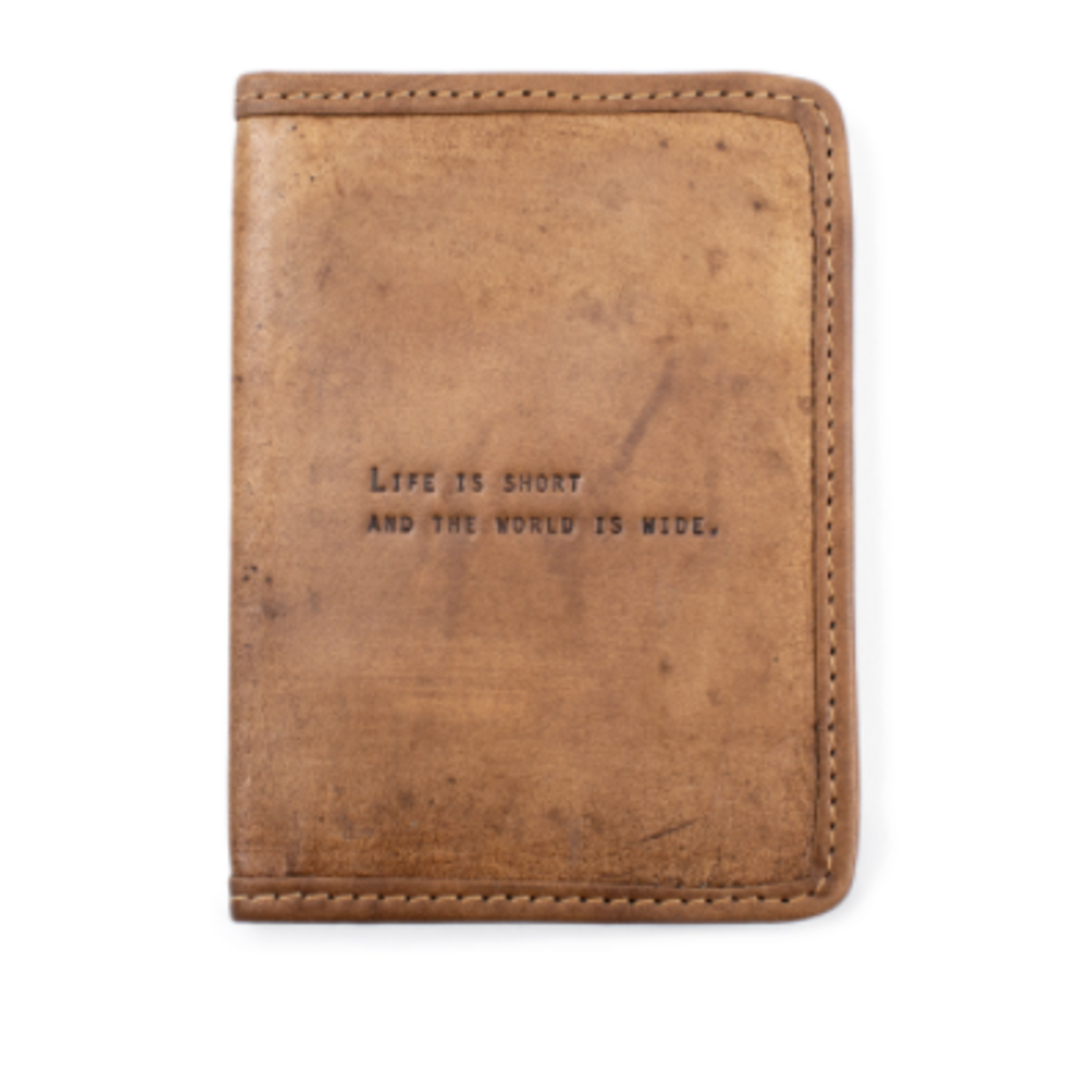 Sugarboo & Co Leather Passport Cover, Life Is Short