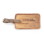 Sugarboo & Co Leather Luggage Tag, Peter Pan