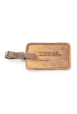 Sugarboo & Co Leather Luggage Tag, Peter Pan