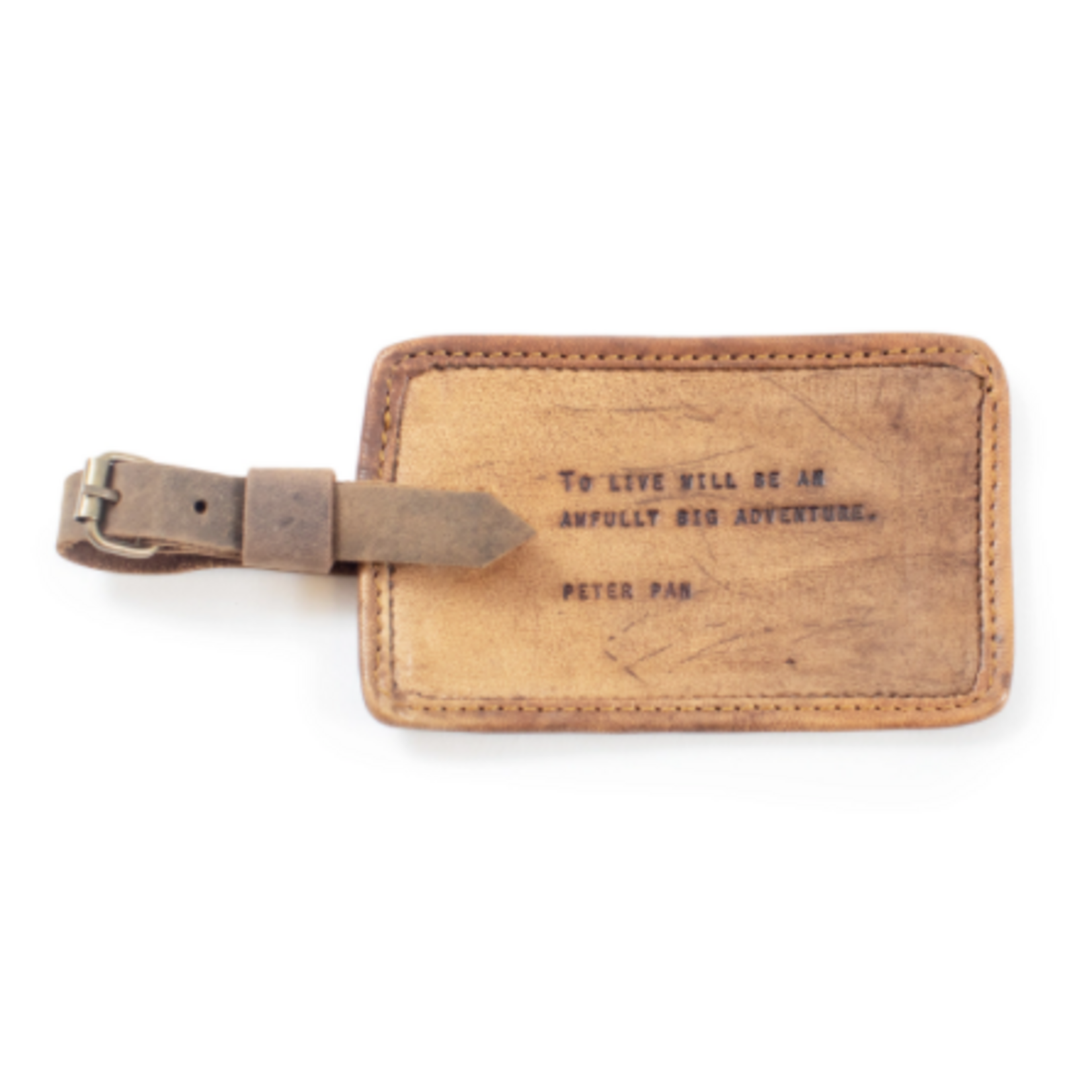 Sugarboo & Co Leather Luggage Tag, Peter Pan