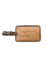 Sugarboo & Co Leather Luggage Tag, J.R.R. Tolkien