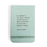 Sugarboo & Co Fabric Notebook, Gordon B. Hinckley