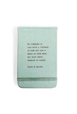 Sugarboo & Co Fabric Notebook, Gordon B. Hinckley