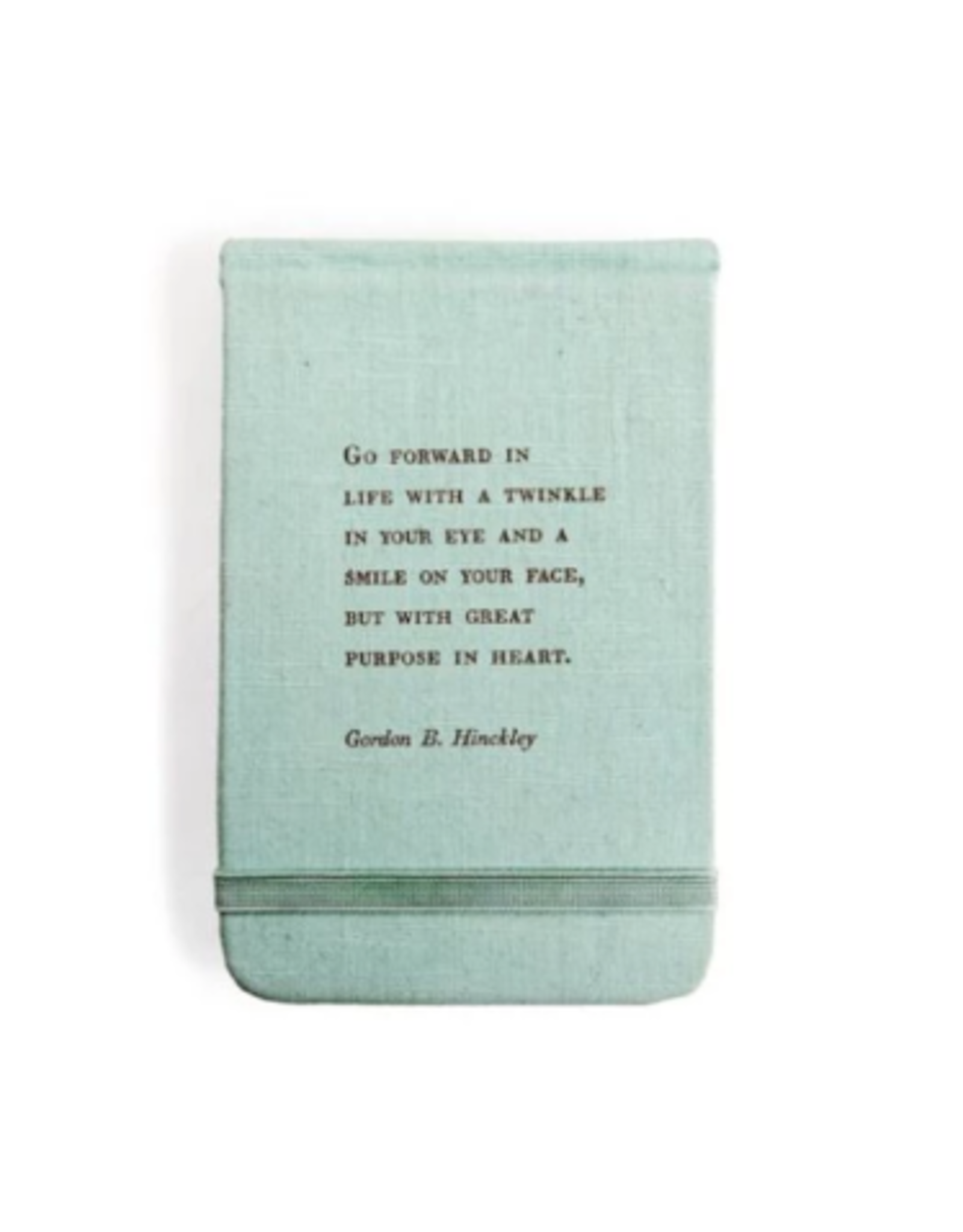 Sugarboo & Co Fabric Notebook, Gordon B. Hinckley