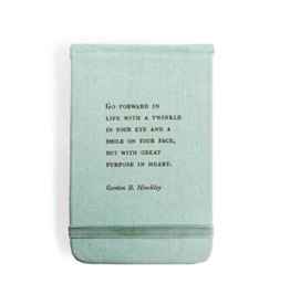 Sugarboo & Co Fabric Notebook, Gordon B. Hinckley