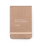 Sugarboo & Co Fabric Notebook, J.M. Barrie (Peter Pan)