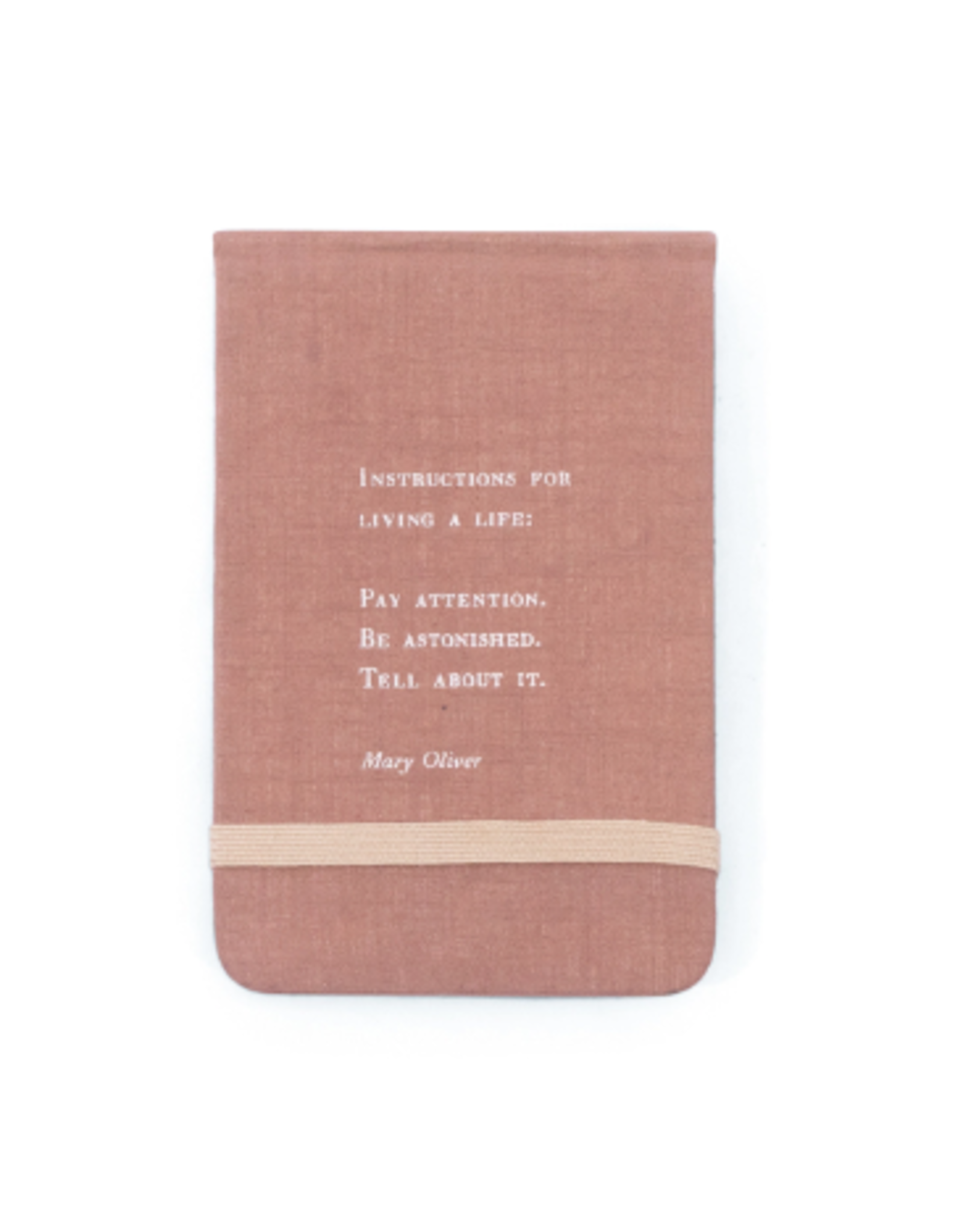 Sugarboo & Co Fabric Notebook, Mary Oliver