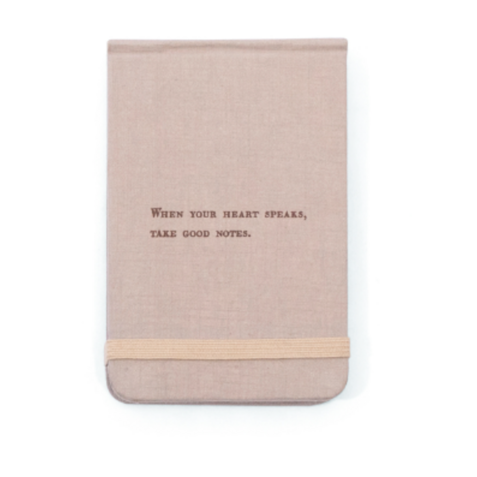Sugarboo & Co Fabric Notebook, When Your Heart Speaks