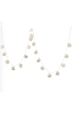 Creative Co-Op 72" Wool Felt Snowflake Garland