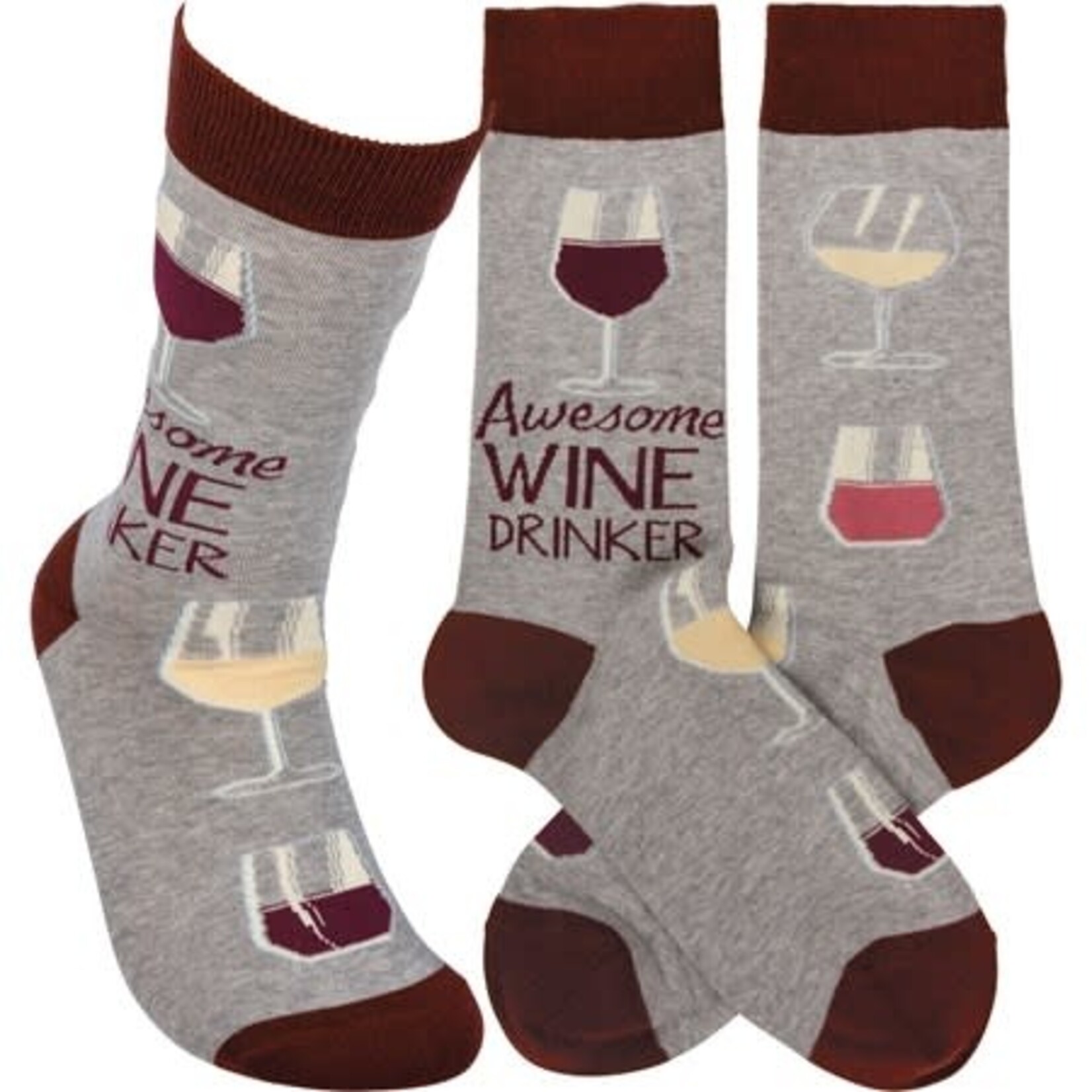 Socks, Awesome Wine Drinker