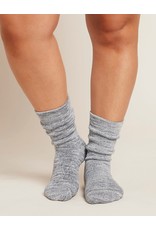 Boody Women's Chunky Bed Socks,  Dove Space Dye