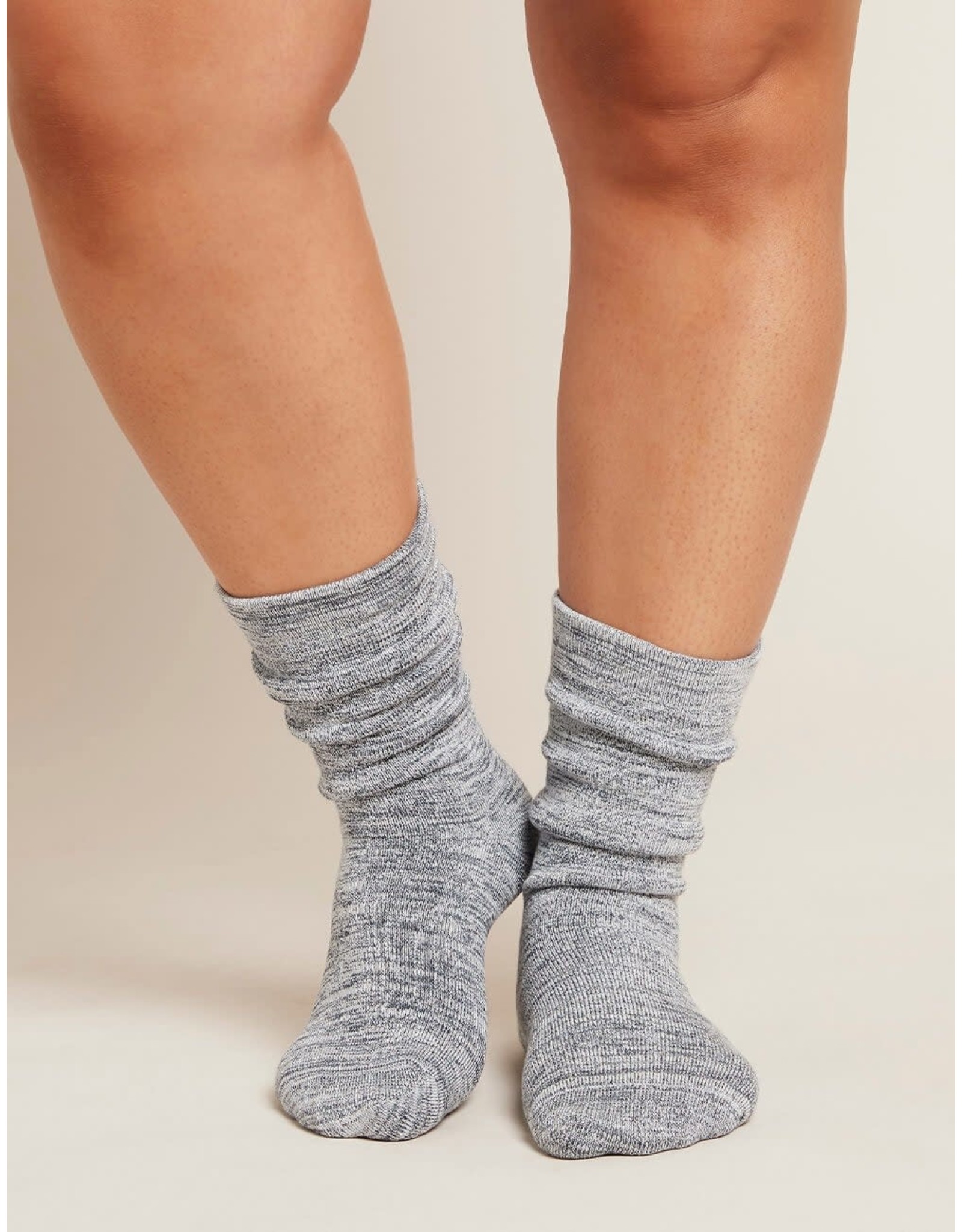 Boody Women's Chunky Bed Socks,  Dove Space Dye