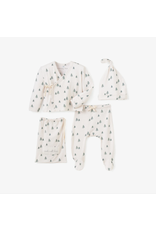 Elegant Baby Tree Kimono Set, 0-3 months