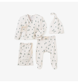 Elegant Baby Tree Kimono Set, 0-3 months