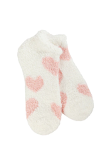 World's Softest Socks Cozy Collection Low Socks, Rose Heart