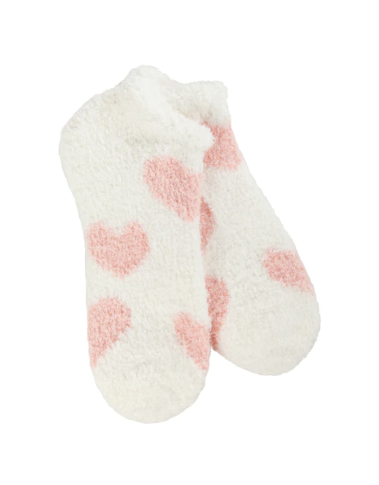 World's Softest Socks Cozy Collection Low Socks, Rose Heart