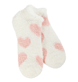 World's Softest Socks Cozy Collection Low Socks, Rose Heart