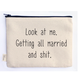 Ellembee Home Zipper Pouch, Getting All Married