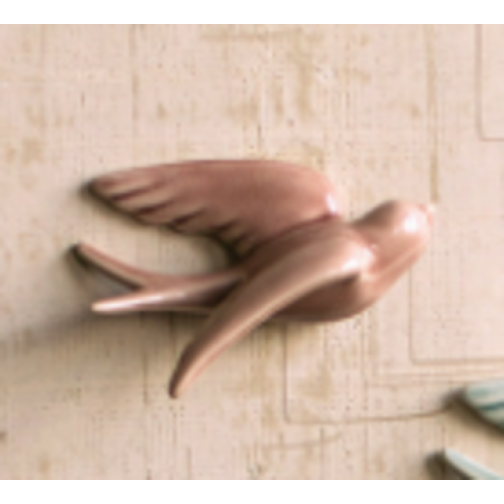Hanging Ceramic Swallows,