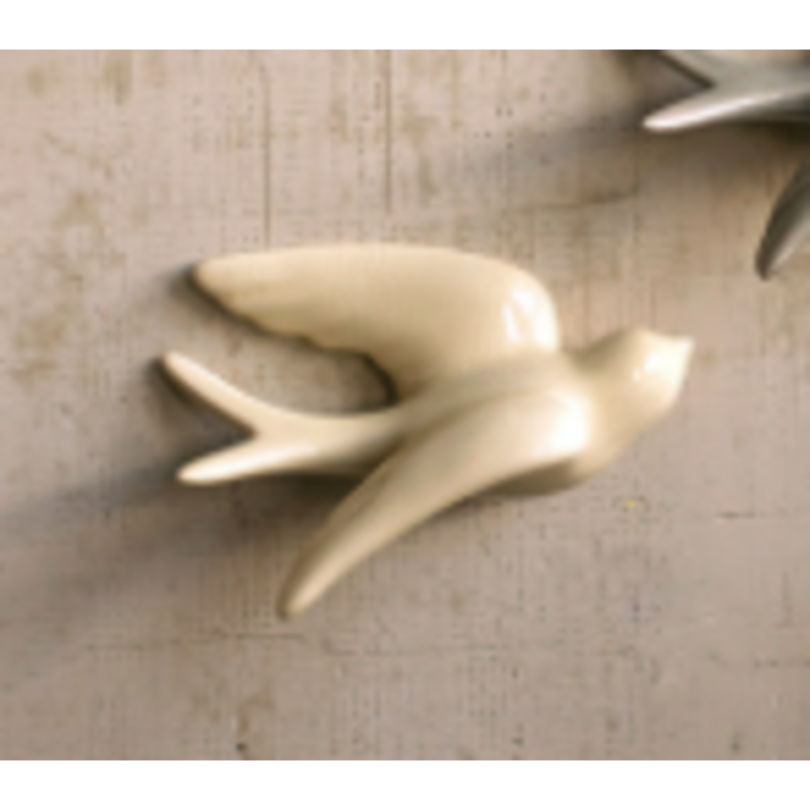 Hanging Ceramic Swallows,