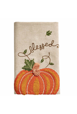 Mud Pie Embroidered Pumpkin Towel