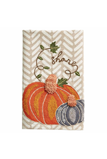 Mud Pie Embroidered Pumpkin Towel