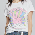 Woodstock 3 Days of Peace Burnout Tee