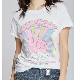 Woodstock 3 Days of Peace Burnout Tee