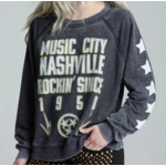 Music City Nashville L/S Burnout Sweatshirt