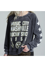 Music City Nashville L/S Burnout Sweatshirt