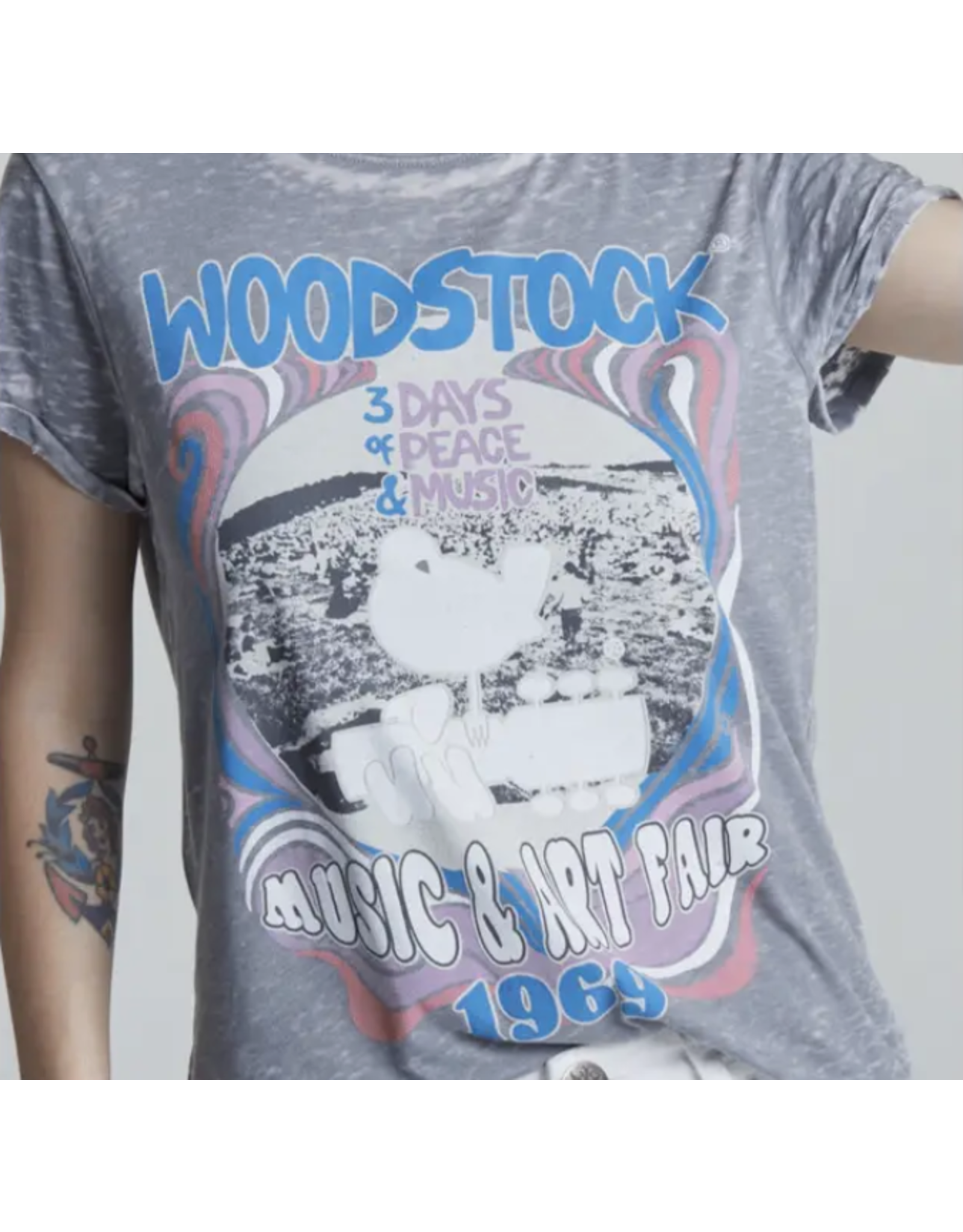 Woodstock 1969 Burnout Tee